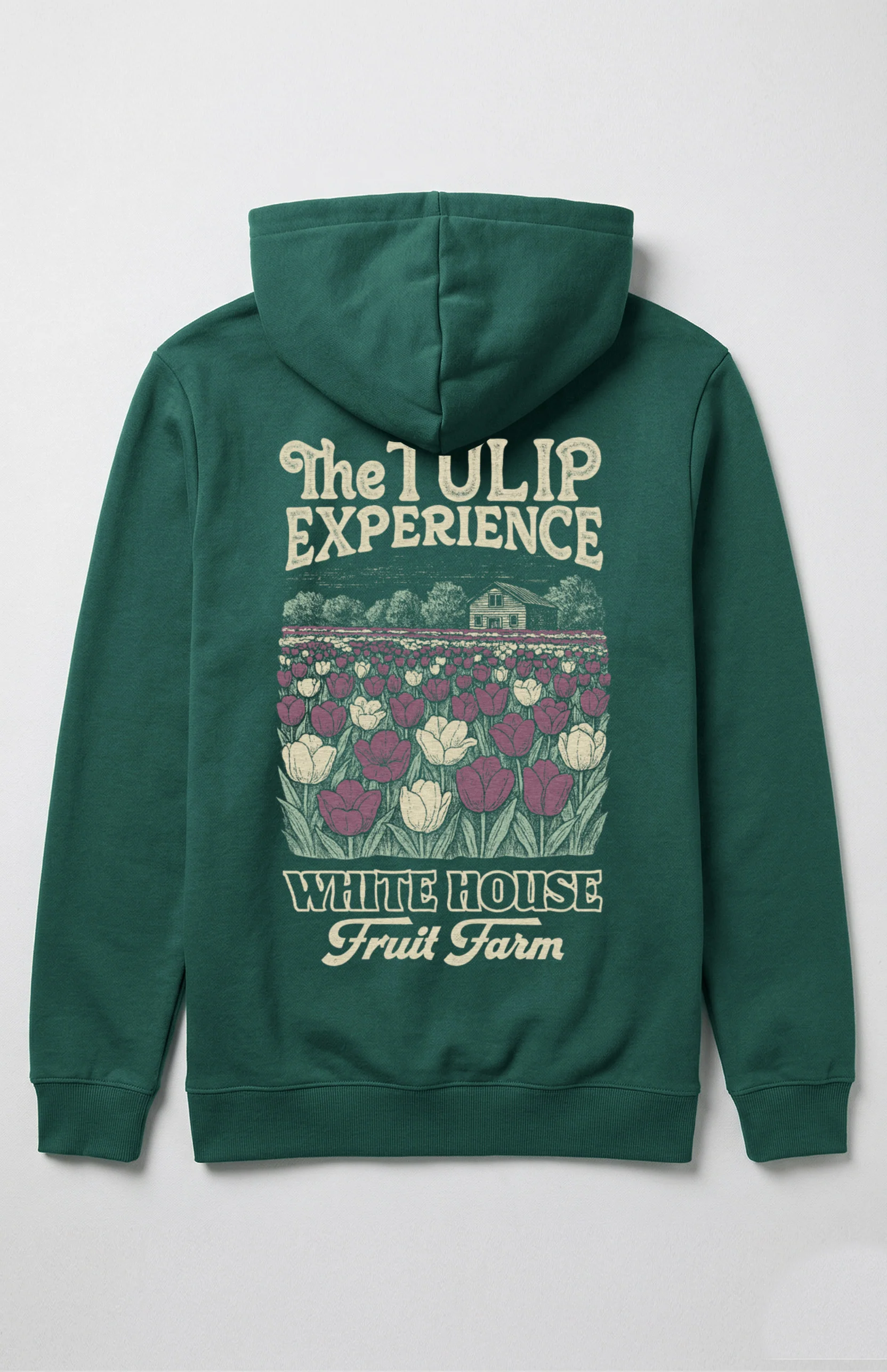 White House Fruit Farm | The Tulip Experience Hoodie (Forest) - Image 2