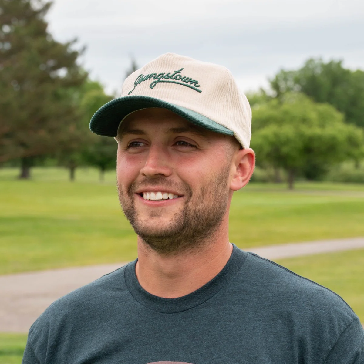 Youngstown Golf Script Corduroy Hat - Image 6