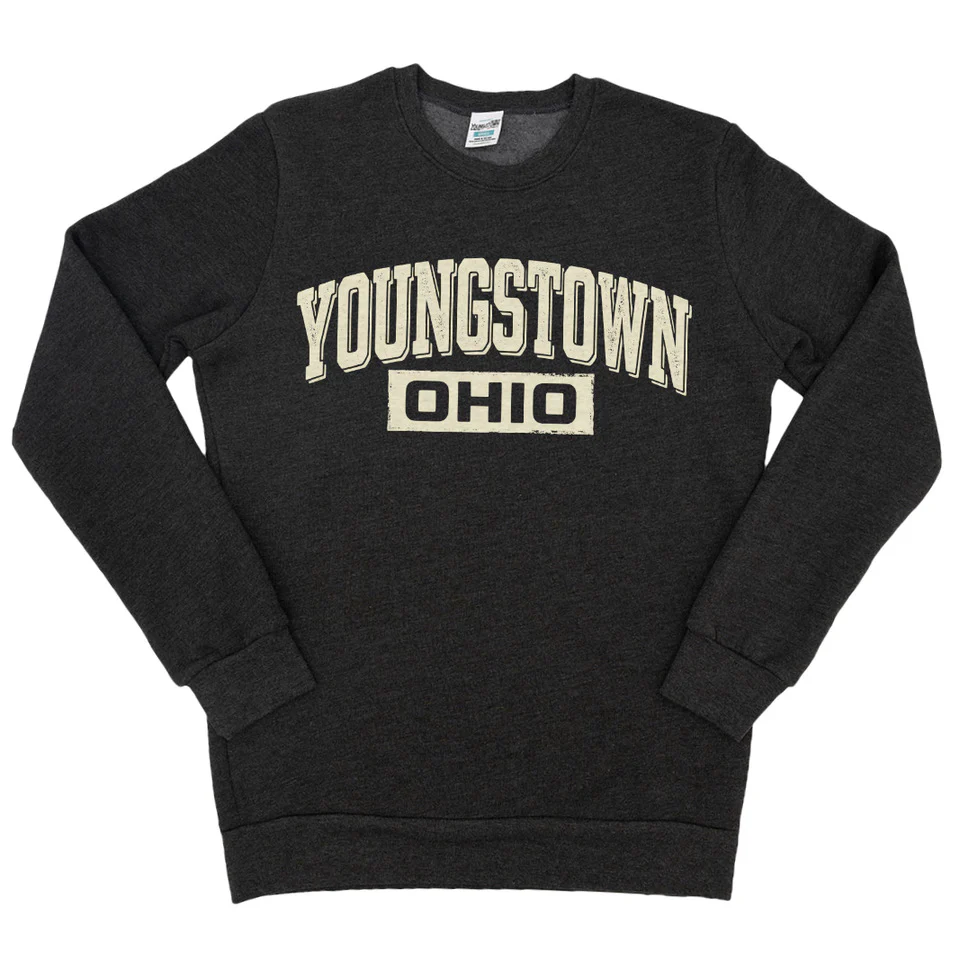 Youngstown Ohio Stencil Crewneck