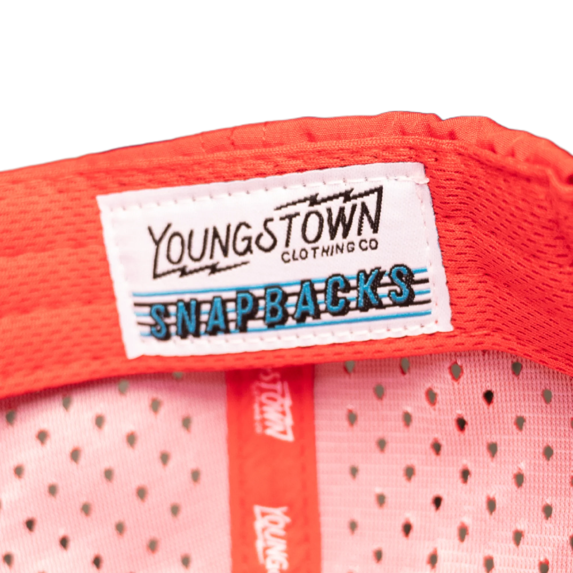 YSU Block Y Performance Snapback Hat (Red) - Image 4